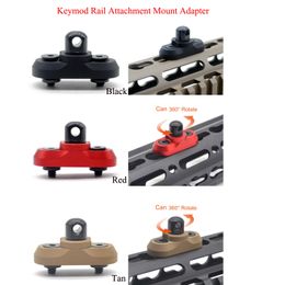 Rail Keymod bevestigingsmontageadapter voor KEYMOD handguardsystemen_Aluminium zwart / rood / bruin kleuren