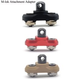Adaptateur de montage de fixation Rail m-lok pour système de garde-mains MLOK, couleurs en aluminium noir/rouge/bronzage
