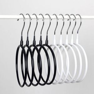 Railopslagrek haken metaal zijden sjaal hanger ronde ring organizer toroïdale cirkel kledinggordel tas handdoek kleren plankhouder