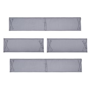 Rails 4 stks/set voor jongensmeisjes Baby Crib Bumper Guard Pad Nursery Home Slaapkamer Anti-collision Bed voering Beschermer Verwijderbaar wasbaar 220826