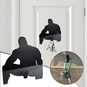 Rails Hooks Rails Metal Barry Wood Key Hook Adult Adult Funny Creative Wall Hanging Holderhooks