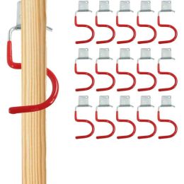 Rails Tenteurs d'outils robustes crochets muraux pour outils outils de jardin Appareils ménagers Home Tools Organisateur de rangement Crochets