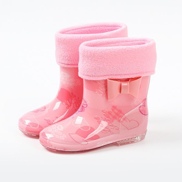 Botas de lluvia bota infantil Cartoon Kid RainShoe Four Seasonal Trend Crystal Sole Boy Water Boot Cute Girl RubberBoot RainBoot GirShoe KidShoe 230804