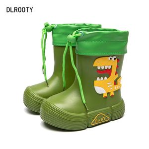 Bottes de pluie Dessin animé mignon dinosaure Panda enfants chaussures de pluie pour garçons filles imperméable en caoutchouc EVA antidérapant enfant en bas âge bottes de pluie 230927