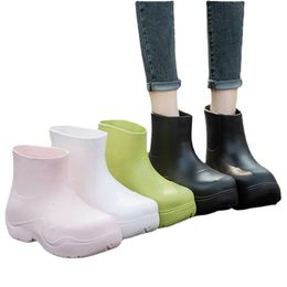 Regenlaarzen EVA-laars Waterdicht Platform Rubberen schoenen Comfort Tuin Werkoverschoenen Dames Toevallig Gum Schoeisel 230718