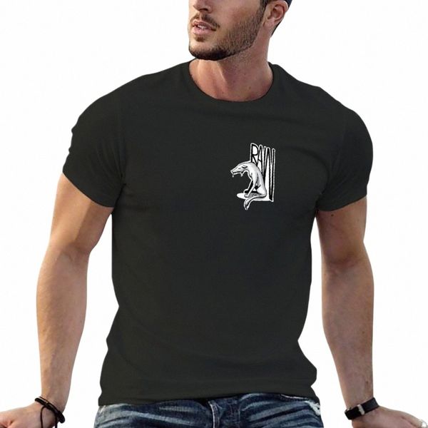 Rain Dog T-Shirt noirs personnalisés drôles vêtements d'anime uni blanc t-shirts hommes m1Ro #