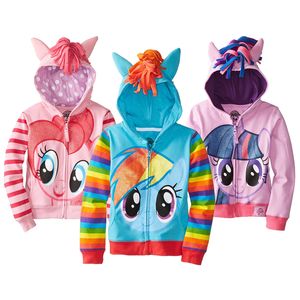 Regenkleding Kleine Meisjes Jassen Lente Herfst Hooded Rits Mode Kerst Bovenkleding Leuke Cartoon Jongens Jas 3 8 Jaar kids Kleding 230620