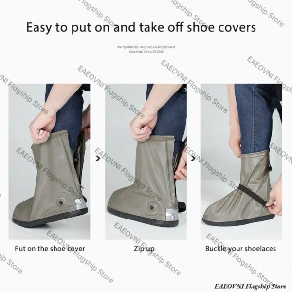 Couvercle de chaussures de pluie chaude vende créative étanche à vélo réutilisable à vélo de vélo de pluie chaussures de chaussures de chaussures couvre les chaussures étanches couvertes de pluie