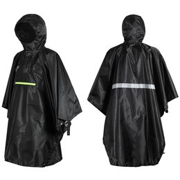 Vêtements de pluie hommes femmes imperméable vêtements de pluie imperméables avec réflecteur Poncho imperméable bande réfléchissante 231213