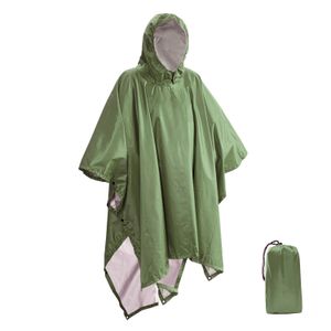 Pluie porte portable multifonctionnel 3 en 1 couche de randonnée de randonnée armoire poncho poncho