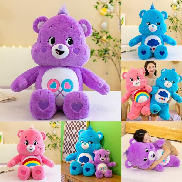 Rainbow Bear Plush Toy Lindo Figura Little Bear Doll le da a la novia un regalo de cumpleaños Tiktok Live Broadcast