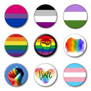Rainbow Broche Fashion Fashion Pins Lesbian and Gay Insignia creativa Crafts Decoración suministros de regalos