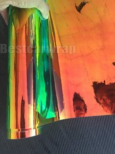 arc-en-ciel caméléon chrome or vert couleur film vinyle 1.35x18m Rouleau