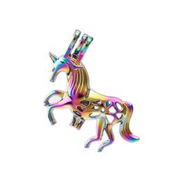 Regenboog kleur dier paard parel kooi hanger voor aroma parfum meda's etherische olie diffuser ketting maken
