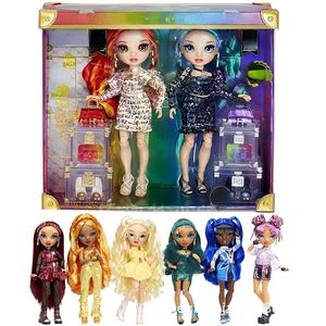 Rainbow High School Fashion Doll Sister Dressing Slime Rock Modelo de juguete Recarga Desgaste Conjunto móvil Regalo para niños 231229