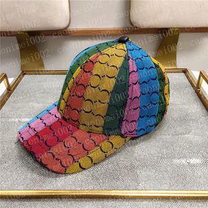 Rainbow Letters Casquettes de baseball pour hommes Chapeaux seau pour femmes Designers Marque Casquette Bonnet Beanie Hat