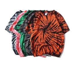 Rainbowtouches Tie Dye TShirt hommes 100 coton Tie Dye t-shirts en vrac courant de marée Harajuku Cyber célébrité t-shirt unisexe W22029447085