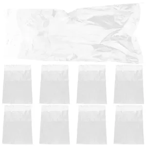 Impermeables 100 PCS Bolsa de paraguas desechable Organizador Paraguas para lluvia 8 cm Película Suministros transparentes Sobre