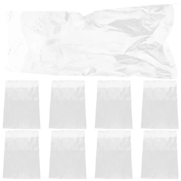 Impermeables 100 PCS Bolsa de paraguas desechable Organizador Paraguas para lluvia 8 cm Película Suministros transparentes Sobre