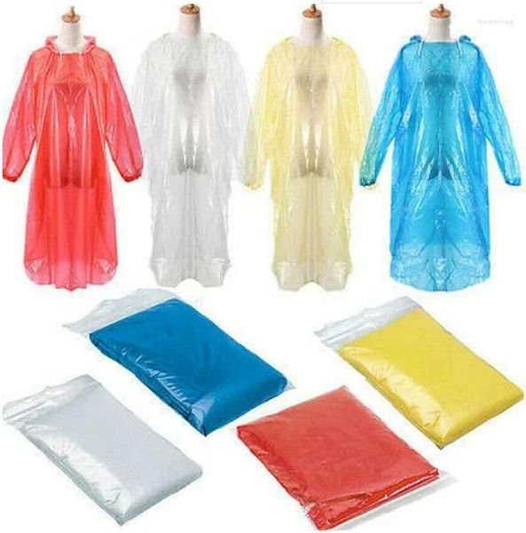 Impermeables 1pc motocicleta impermeable desechable adulto emergencia impermeable