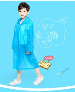 Imperméables 1 pièces EVA enfants imperméable épaissi imperméable manteau de pluie enfants clair Transparent Tour costume de pluie