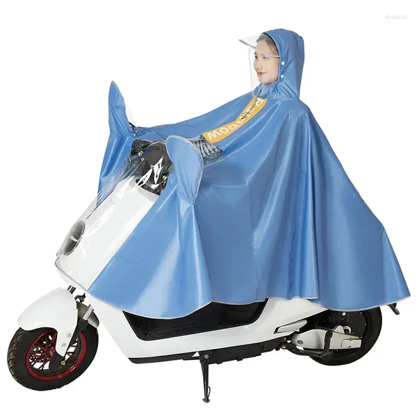 Impermeables 2024 Impermeable Largo Adulto A prueba de lluvia Vehículo eléctrico Batería Coche Bicicleta Lluvia Poncho Abrigo Chaqueta de motocicleta Traje