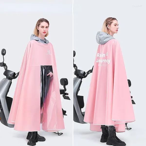 Chubasqueros para adultos Oxford Poncho bicicleta motocicleta impermeable con capucha impermeable ciclo eléctrico impermeable impermeable para mujeres hombres