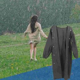Manteaux de pluie imperméables pour adultes, poncho réutilisable à capuche pour hommes, noir avec tout le corps, ponchos pour adultes