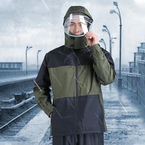 Chubasqueros vivacs abrigo de lluvia militar pantalones motocicleta chaqueta para hombre verano Chubasqueros suministros al aire libre SGQ35XP