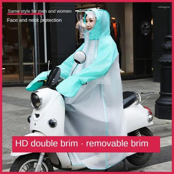 Imperméables Conjoined Raincoat Rideable Long Style Rain Gear Poncho Gauche Couvre-pied Blanc Corps Complet