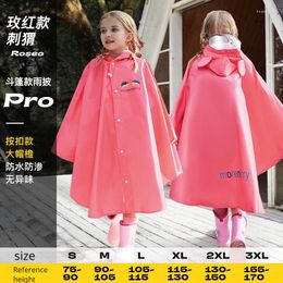 Chubasqueros bonitos de poliéster para bebé, impermeables para exteriores, impermeables, Poncho Impermeable para niños y niñas, chaqueta amarilla