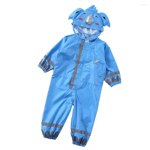 Chubasqueros Chubasquero lindo Chubasquero de dibujos animados para niños Ropa impermeable para niños Azul S