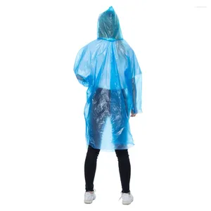 Ponchos de pluie jetable-imperméable avec une veste imperméable de protofacture portable pour enfants adultes pour le camping / récréation / randonnée