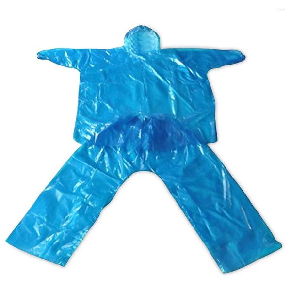 Impermeables desechables impermeables para adultos impermeables a impermeabilización de la lluvia de caminata de campaña cubierta ropa de poncho de ropa de lluvia