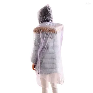 Imperméables imperméables jetables randonnée en plein air Camping voyage imperméable pluie Poncho manteau adulte unisexe Transparent