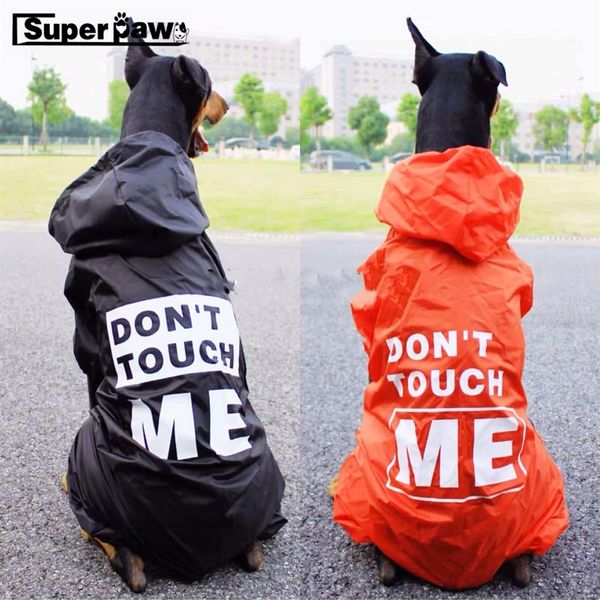 Impermeables Moda Mediano Grande Perro Impermeable Perros Capa de Lluvia Ropa para Mascotas Cachorro Doberman Labrador Impermeable Husky Alaska Chaqueta TLC02