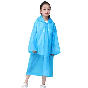 Regenjassen voor jongens meisjes peuter poncho reizen kind regenjas draagbaar kamperen buiten herbruikbaar waterdicht EVA met capuchon opvouwbaar wandelen