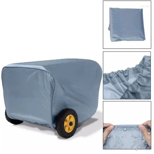 Raincoats Generator Cover Protectif de vent pour le vent pour les imperméables extérieurs et le tissu oxford à poussière Universal multifonctionnel