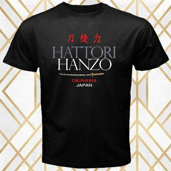 Imperméables Hattori Hanzo Okinawa Kill Bill affiche de film hommes t-shirt noir taille S 3xl t-shirt personnalisé sérigraphié