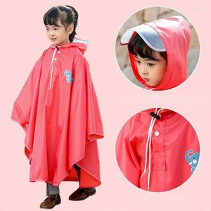 Regenjassen Hoge kwaliteit Leuke Cartoon Gele Regenjas Kinderen Baby Kids Meisje Jongens Regenjas Poncho Outdoor Student School Regenkleding