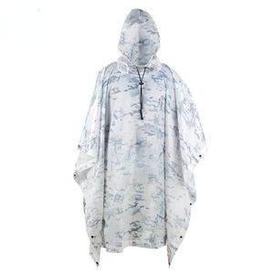 Regenjassen wandelen regenjas leger regenkleding uitrusting poncho tactische capuchon ademende camping outdoor camo suit jinging regen vogelspellen reis 230414