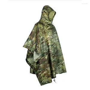 Imperméables imperméable imperméable Poncho extérieur militaire tactique vêtements de pluie Camping randonnée chasse costumes voyage parapluie équipement de pluie