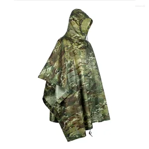 Regenjassen Ondoordringbare regenjas Poncho Buiten Militair Tactische Regenkleding Kamperen Wandelen Jachtpakken Reisparaplu Regenkleding