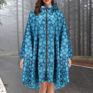 Regenjassen lange regenjas voor vrouwen waterdicht en winddichte capuchon Licht voor wandelheren regenjas poncho bedrukte jas cape chubasaqueros mujer 230404