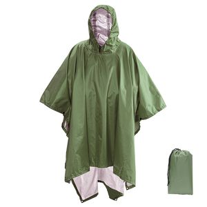 Raincoats Men's raincoat Outdoor hooded raincoat 3-in-1 military waterproof raincoat Camping hiking camouflage raincoat 230404