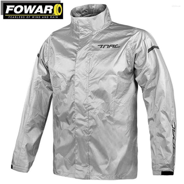 Imperméables Moto Imperméable Biker Housse De Pluie Réfléchissant Ultra Léger Coupe-Vent Ensemble Portable Pliant Type Respirant Confortable