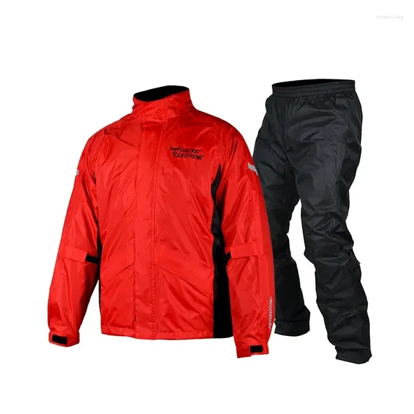 Ranquers Motocentric MotoCycle Riding Raincoat Set Sports Rain Proof Warm Slim confortable Four Souhable Four Seasons peut être porté