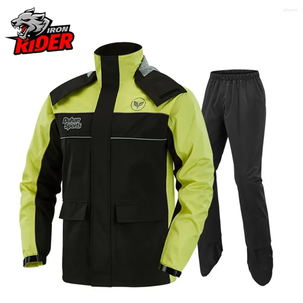 Raincoats motocicleta de impermeable protección de tormenta de lluvia