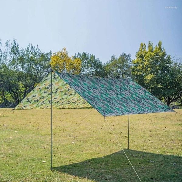 Raincoats Outdoor Camouflage Canopy Multifonctionnel imperméable et crème solaire Tente de parasol de plage