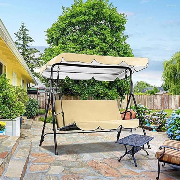 Reemplazo de la cubierta del cojín de columpio impermeable al aire libre para el patio para el patio del jardín del jardín de 3 plazas de silla de 3 plazas hamacas